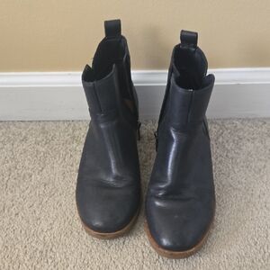 Lucky Brand Black Ankle Booties